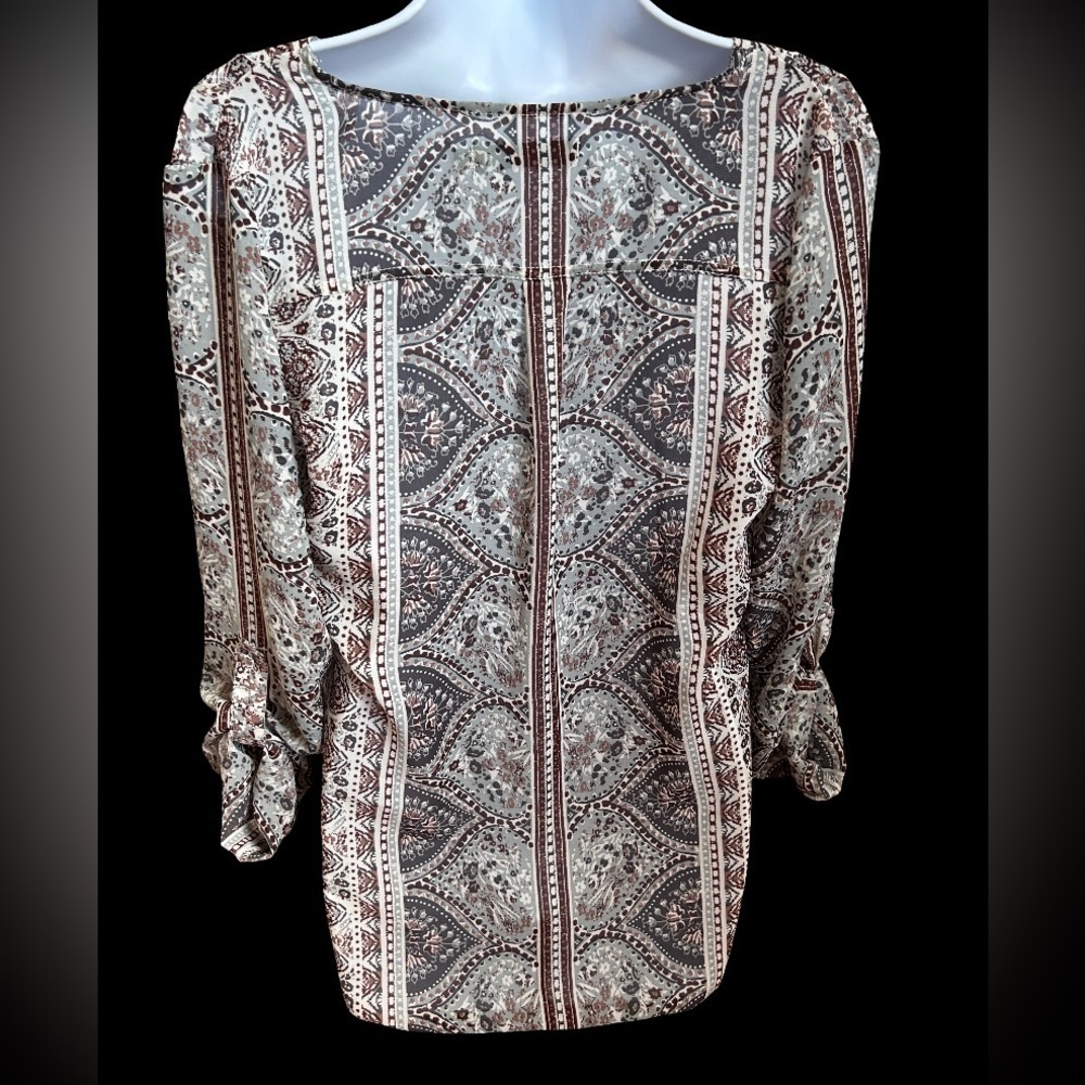 BKE BOHO PRINT BLOUSE - Picture 3 of 4